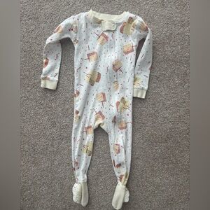 Charming Cream Popsicle Kids Footie